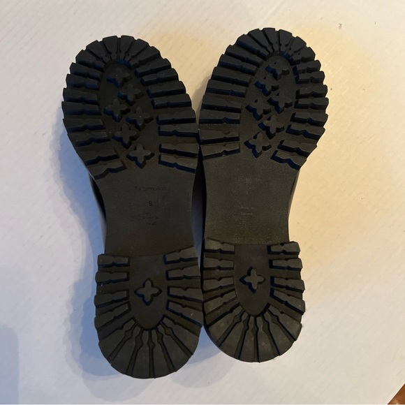 Reformation Agathea Sz 9 Chunky Loafers In Black NWOB - Picture 7 of 9